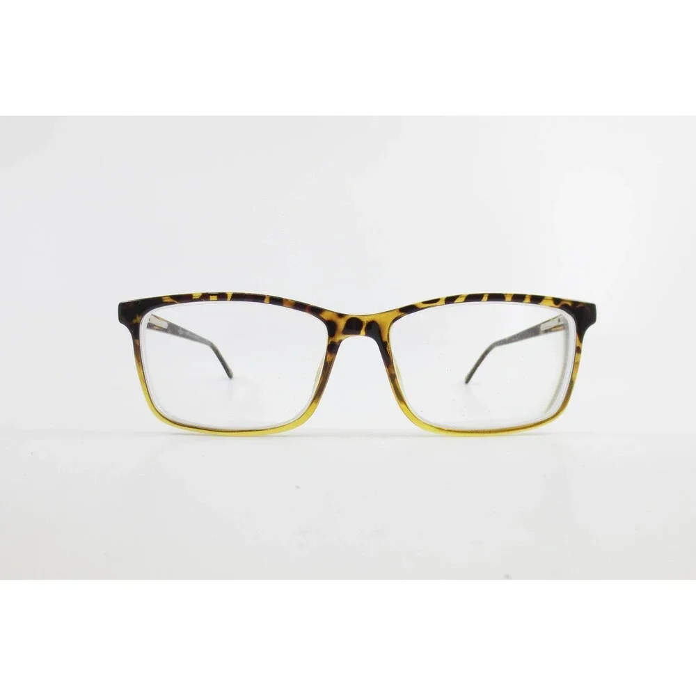 MP 20207 Tortoise Yellow Rectangular Eyeglasses Frames 56-16-145 Two Tone